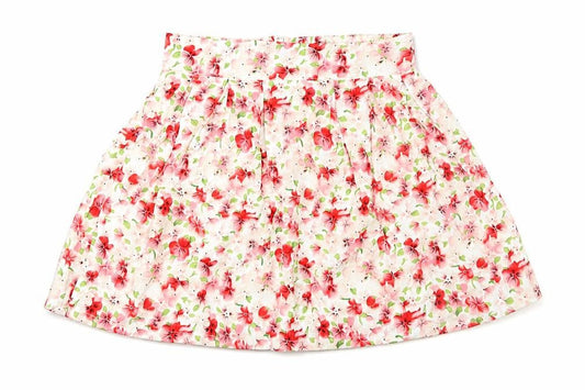 The Style Womens Pink Floral  Flare Skirt Size S