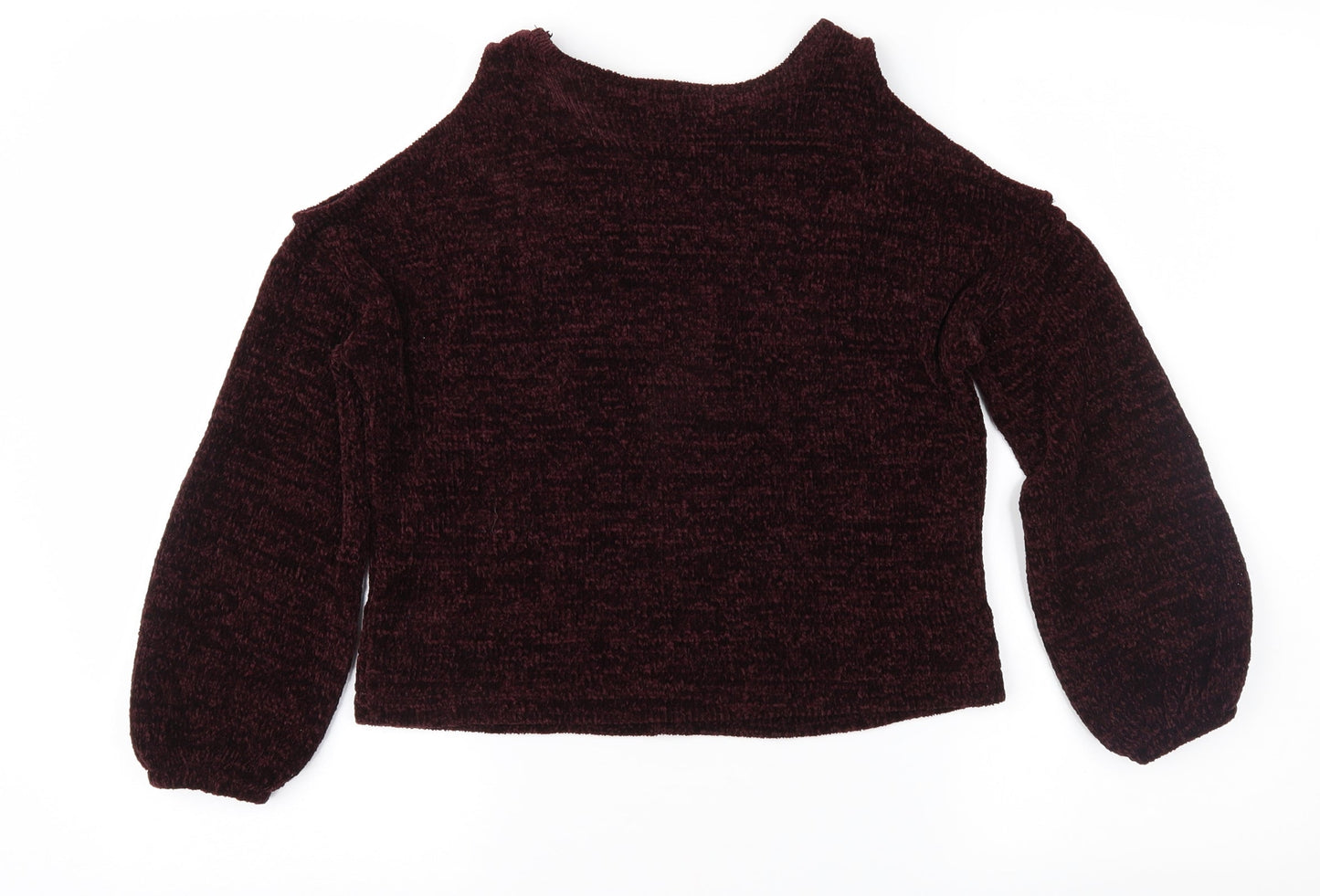 New Look Girls Purple  Knit Pullover Jumper Size 10-11 Years