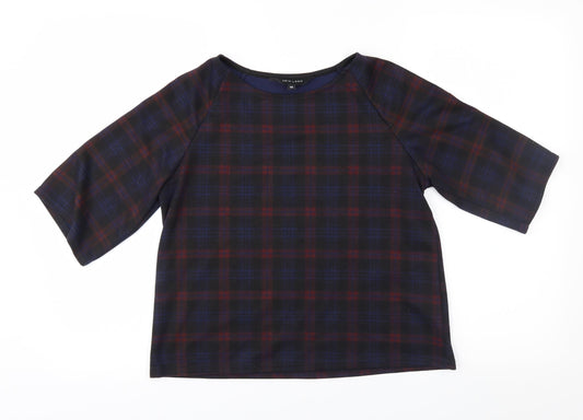 Womens UK Size 10 New Look Purple Basic Blouse
