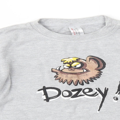 Debenhams Boys Grey  Jersey Basic T-Shirt Size 5-6 Years