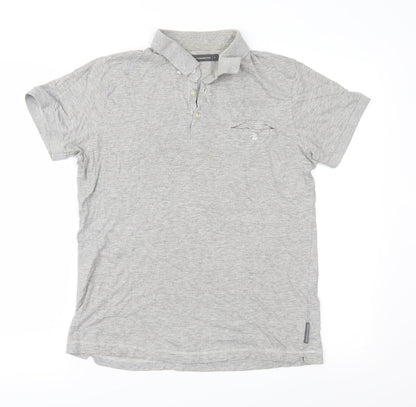 French Connection Mens Grey    Polo Size S