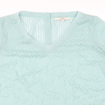 Womens UK Size 10 NEXT Green Tunic