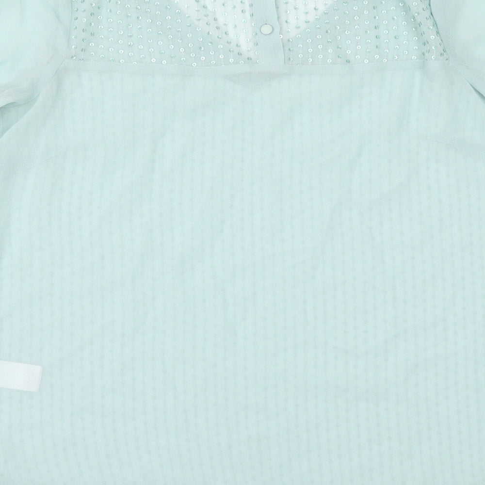 Womens UK Size 10 NEXT Green Tunic