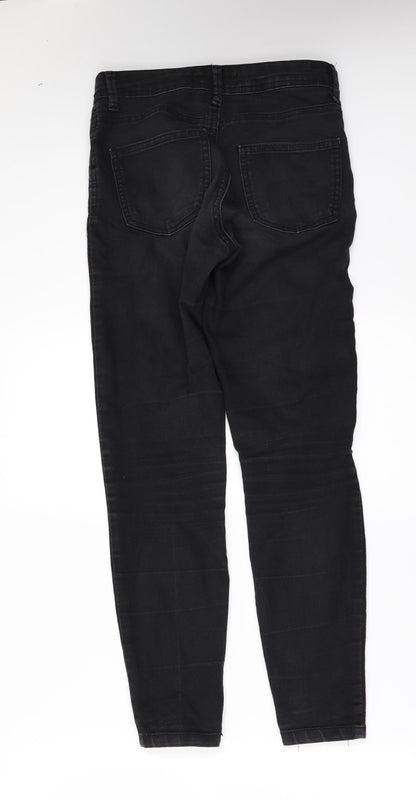 Denim & Co. Womens Black  Denim Skinny Jeans Size 6 L26 in
