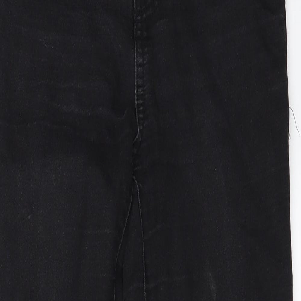 Denim & Co. Womens Black  Denim Skinny Jeans Size 6 L26 in