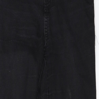 Denim & Co. Womens Black  Denim Skinny Jeans Size 6 L26 in