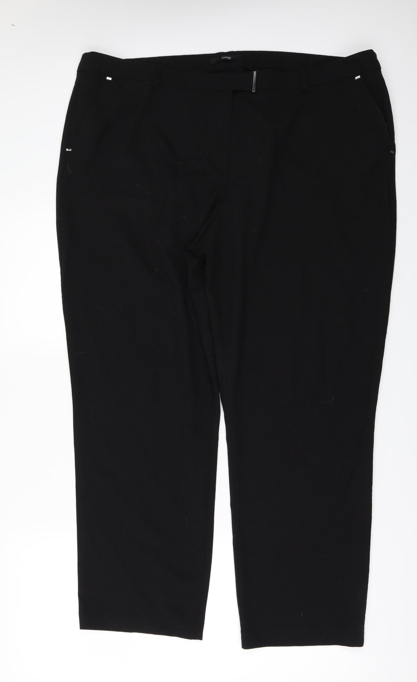 George Womens Black   Trousers  Size 20 L28 in