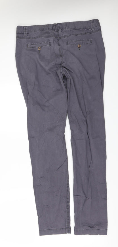 Womens UK Size 12 H&M  Straight Grey Jeans