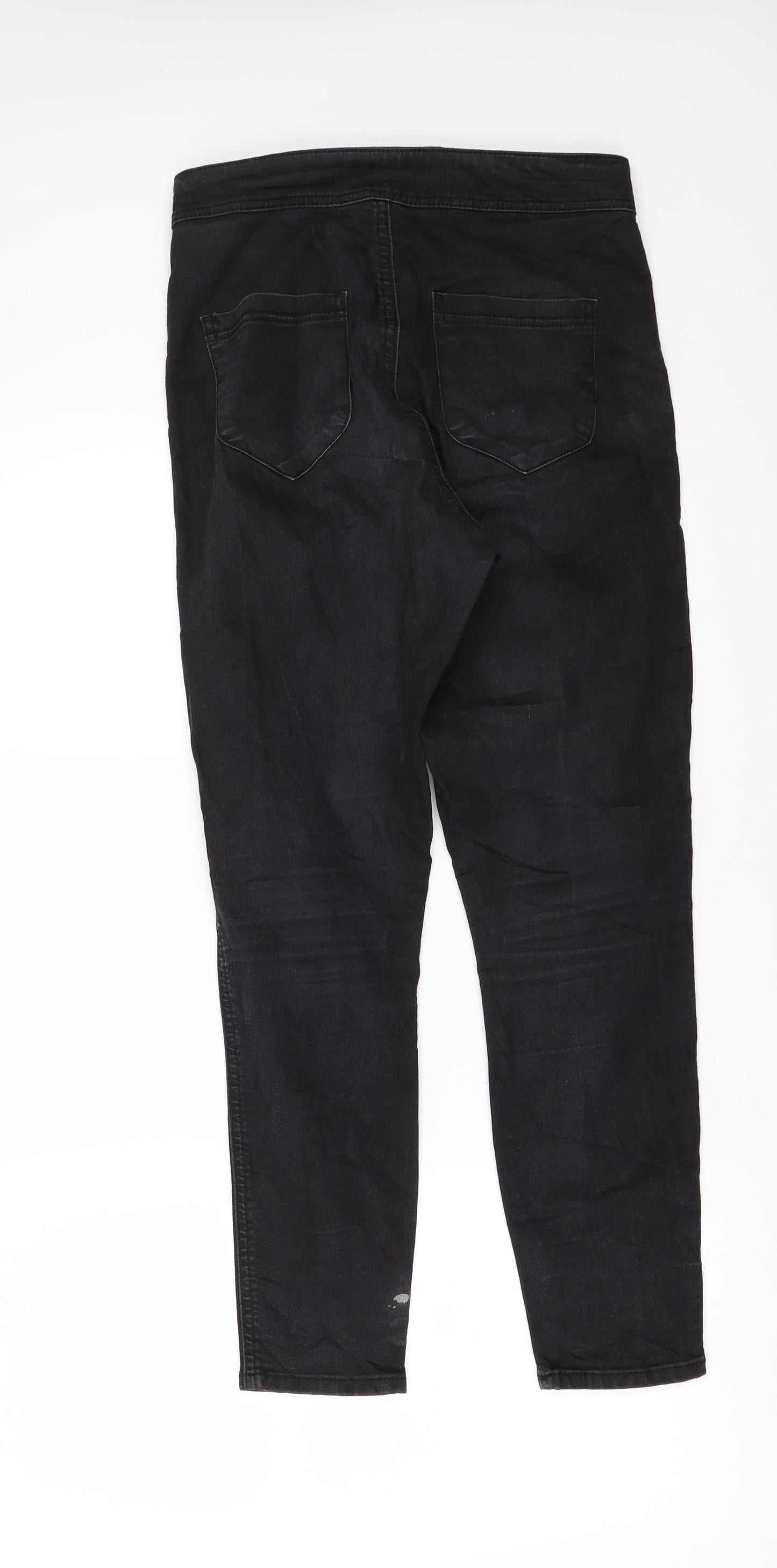 Womens UK Size 28 in Preworn Regular Fit Skinny Black Jeans