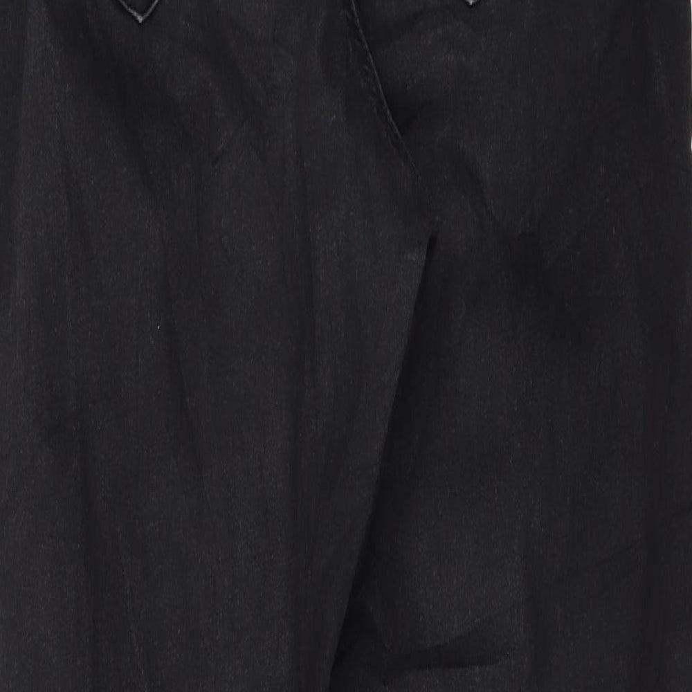 Womens UK Size 28 in Preworn Regular Fit Skinny Black Jeans