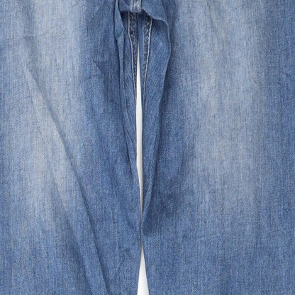 Womens UK Size 12 Gina Regular Fit Straight Blue Jeans