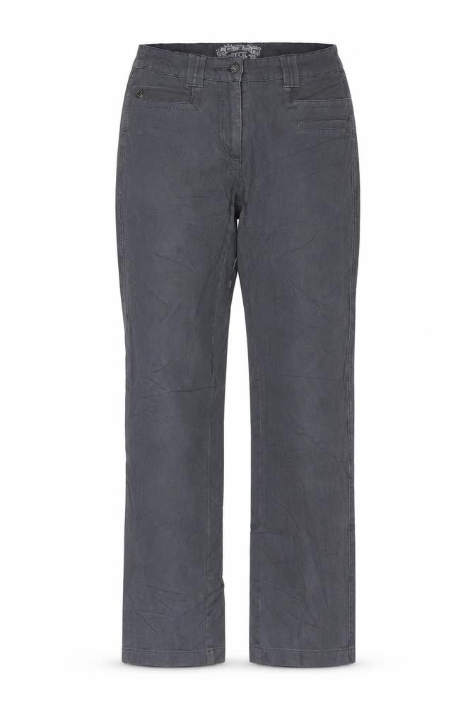 Womens UK Size 28 in Cecil Regular Fit Straight Grey Jeans