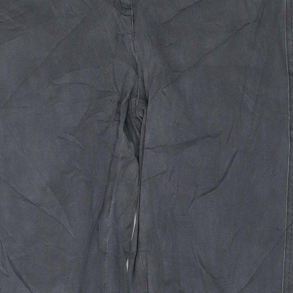 Womens UK Size 28 in Cecil Regular Fit Straight Grey Jeans