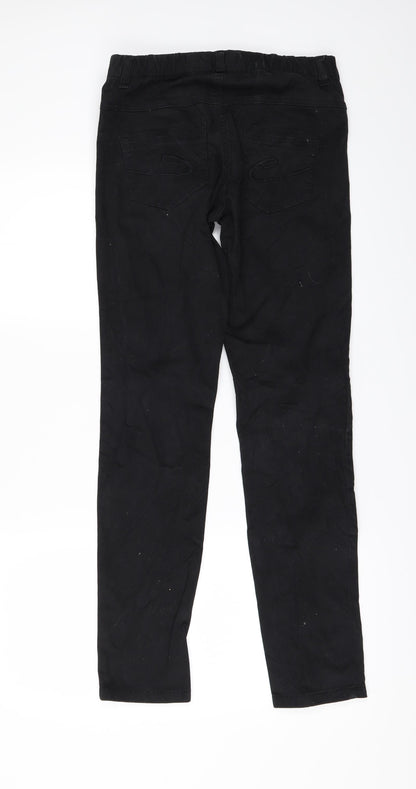 EDC Womens Black  Denim Jegging Jeans Size 8 L29 in