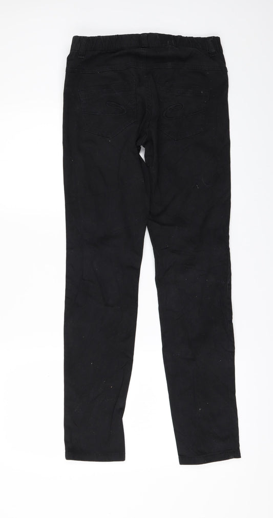 EDC Womens Black  Denim Jegging Jeans Size 8 L29 in