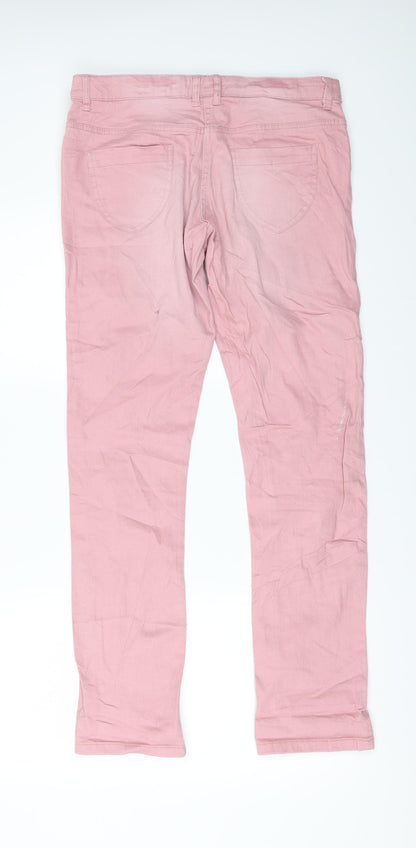 casual kids Girls Pink  Denim Skinny Jeans Size 14 Years
