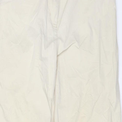 Womens UK Size 14 Toni Regular Fit Chino Beige Trousers