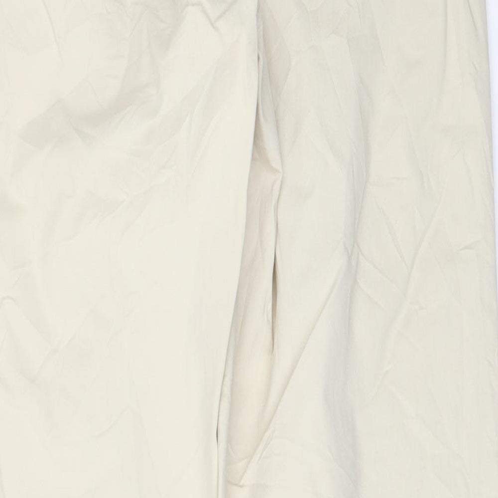 Womens UK Size 14 Toni Regular Fit Chino Beige Trousers