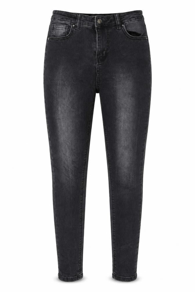 Womens UK Size 10 Denim & Co. Regular Fit Skinny Black Jeans
