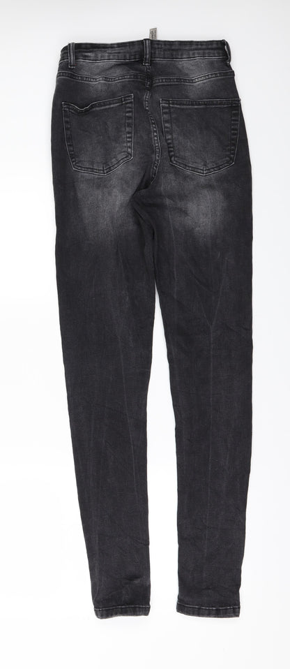 Denim & Co. Womens Black  Denim Skinny Jeans Size 10 L31 in