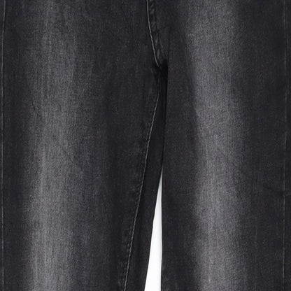 Denim & Co. Womens Black  Denim Skinny Jeans Size 10 L31 in