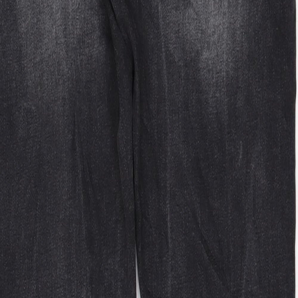 Denim & Co. Womens Black  Denim Skinny Jeans Size 10 L31 in