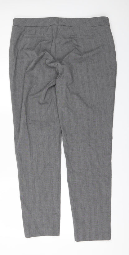 Womens UK Size 38 ecru Regular Fit  Green Trousers