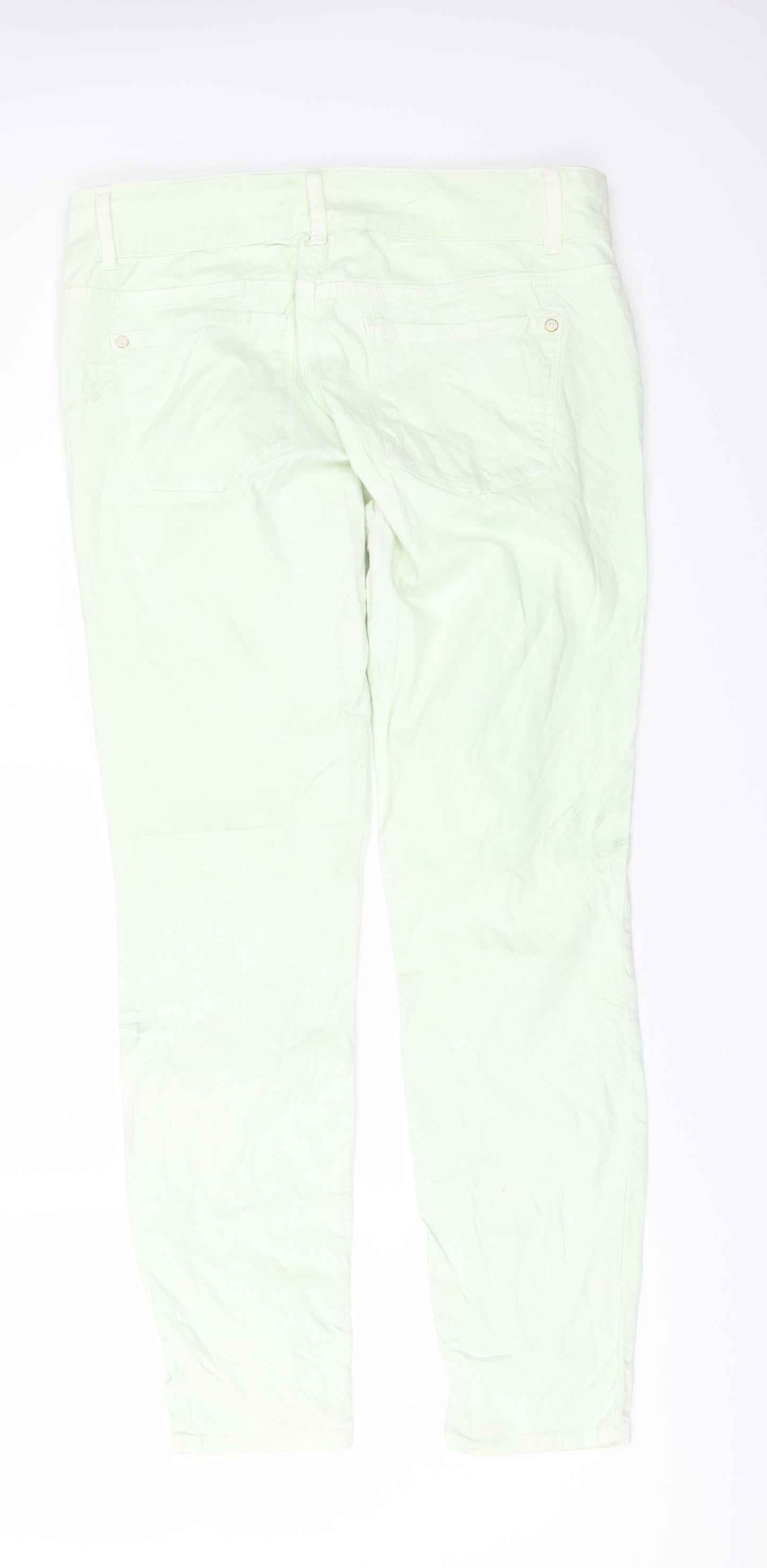 Only Womens Green  Denim Skinny Jeans Size 12 L28 in