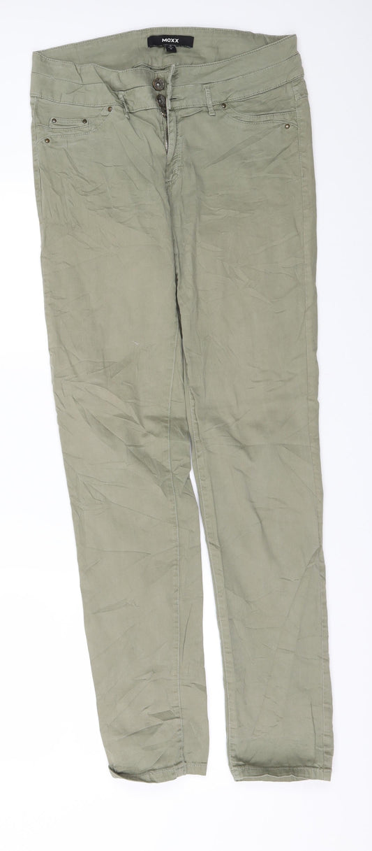 Mexx Womens Green  Denim Straight Jeans Size 28 in L30 in