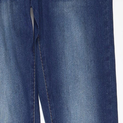 Originals Womens Blue  Denim Skinny Jeans Size 8 L31 in