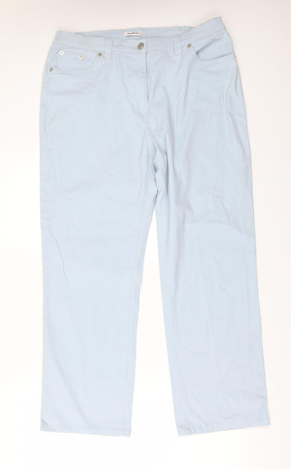 Damart Womens Blue   Straight Jeans Size 36 in L29 in