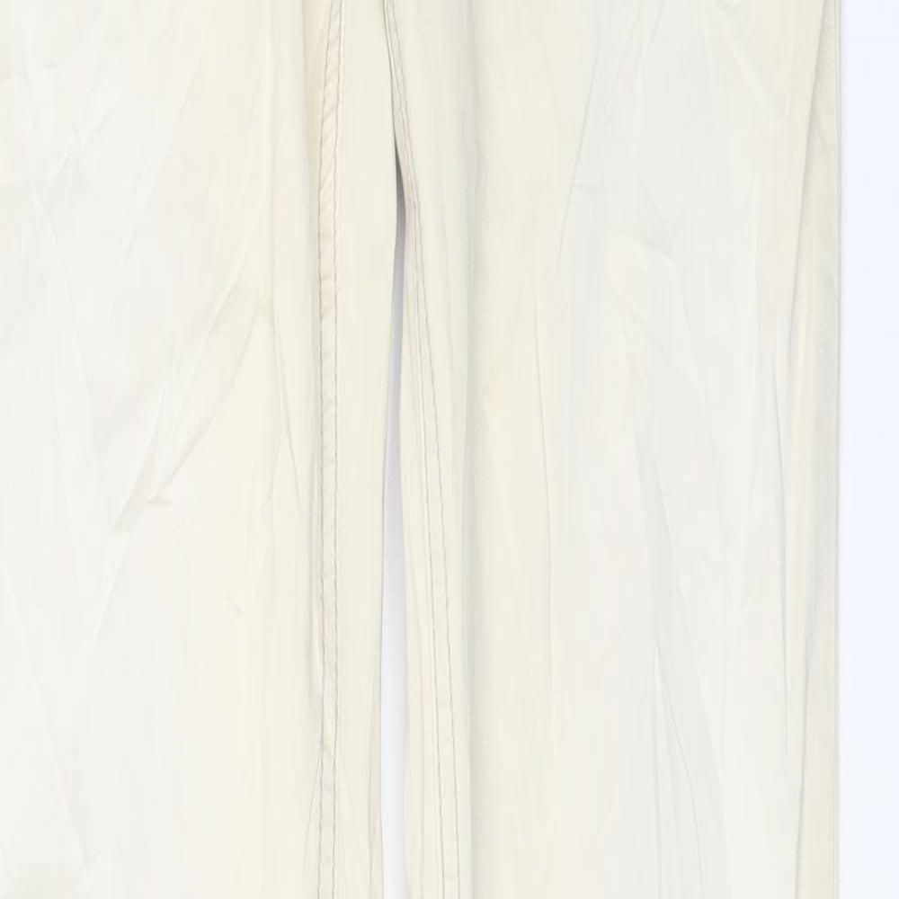 Womens UK Size 2XS Buena Vista Regular Fit Skinny Beige Jeans