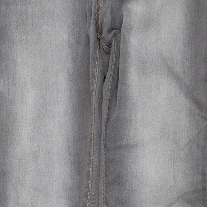 Jordache Womens Grey  Denim Jegging Leggings Size 8 L30 in