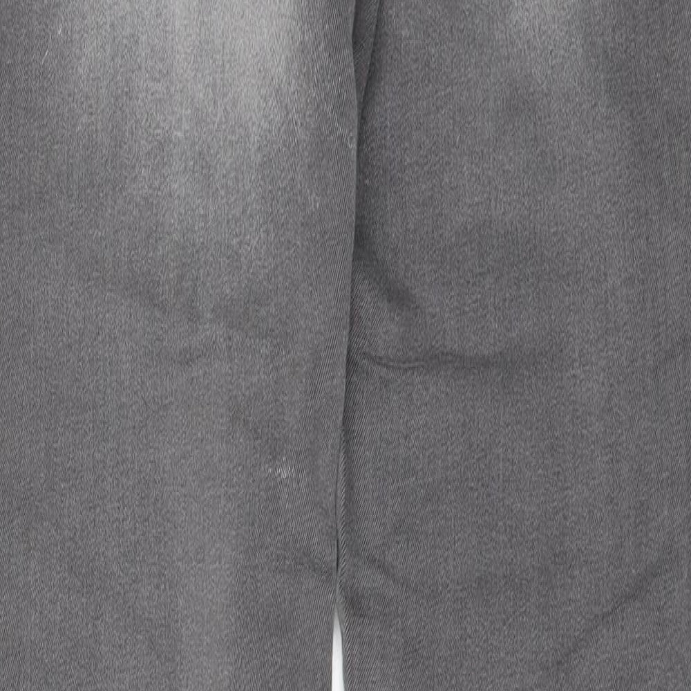 Jordache Womens Grey  Denim Jegging Leggings Size 8 L30 in