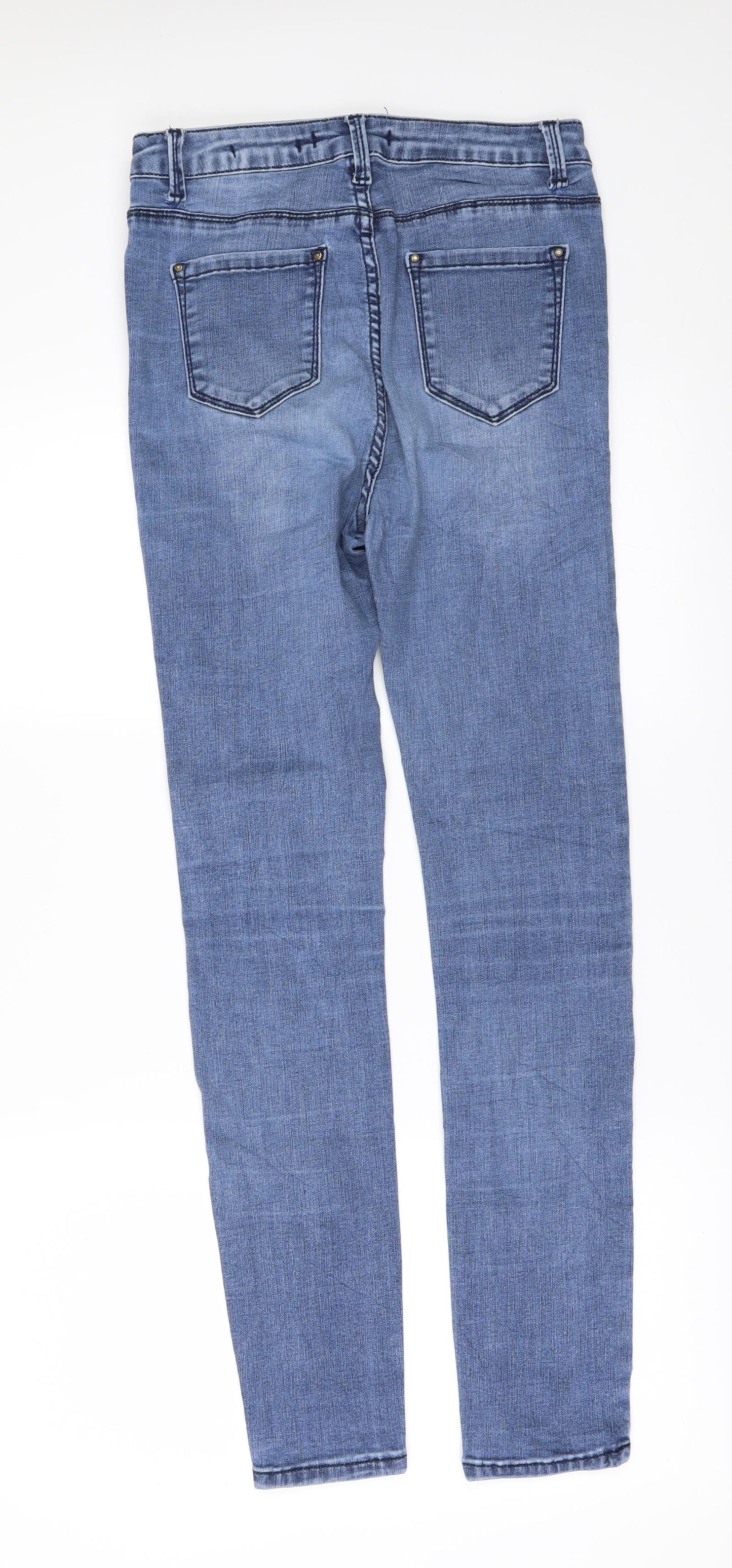 R.DISPLAY JEANS Womens Blue  Denim Skinny Jeans Size 32 in L29 in
