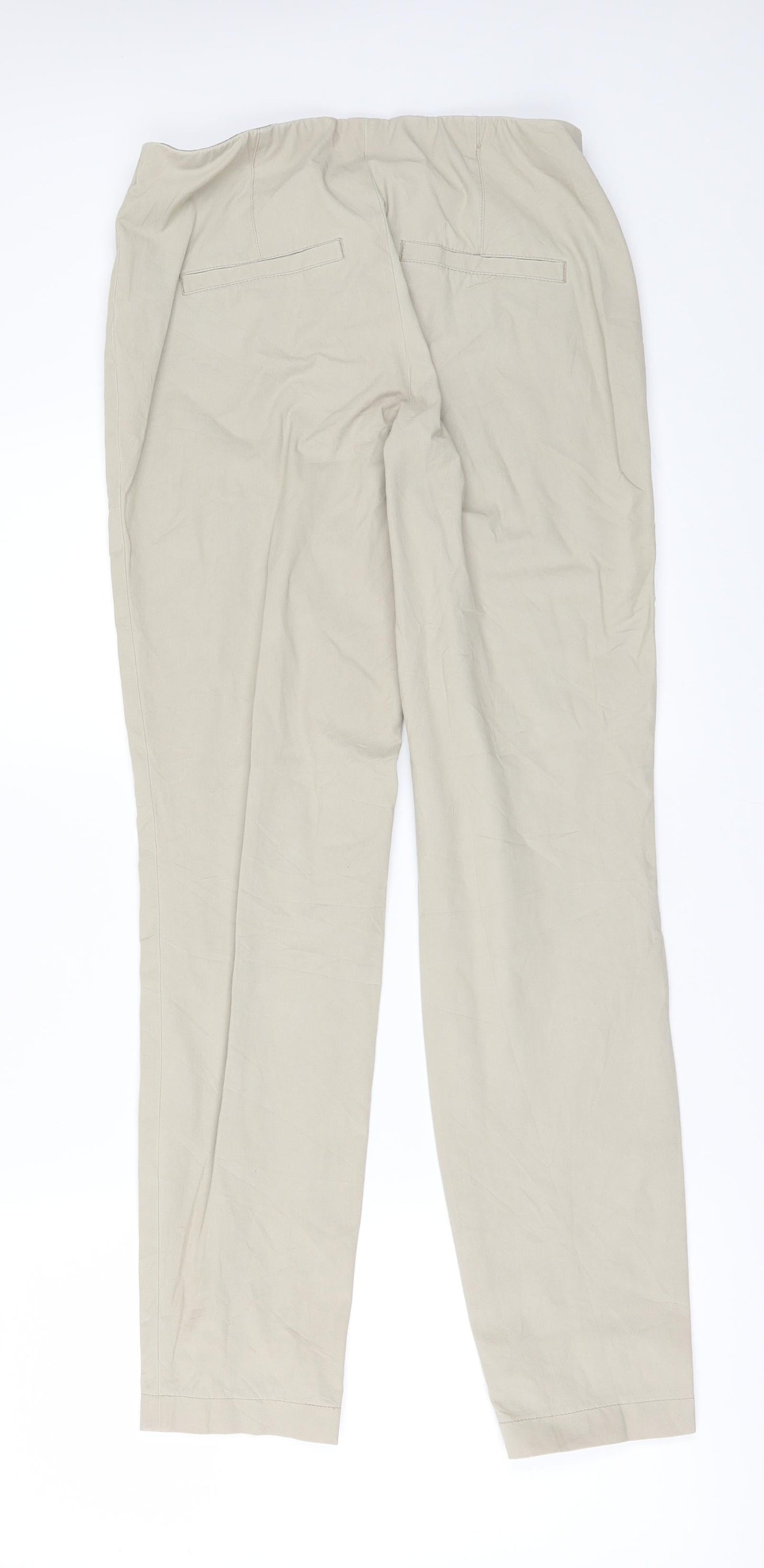 Womens UK Size 32 in Cambio Regular Fit Chino Beige Trousers