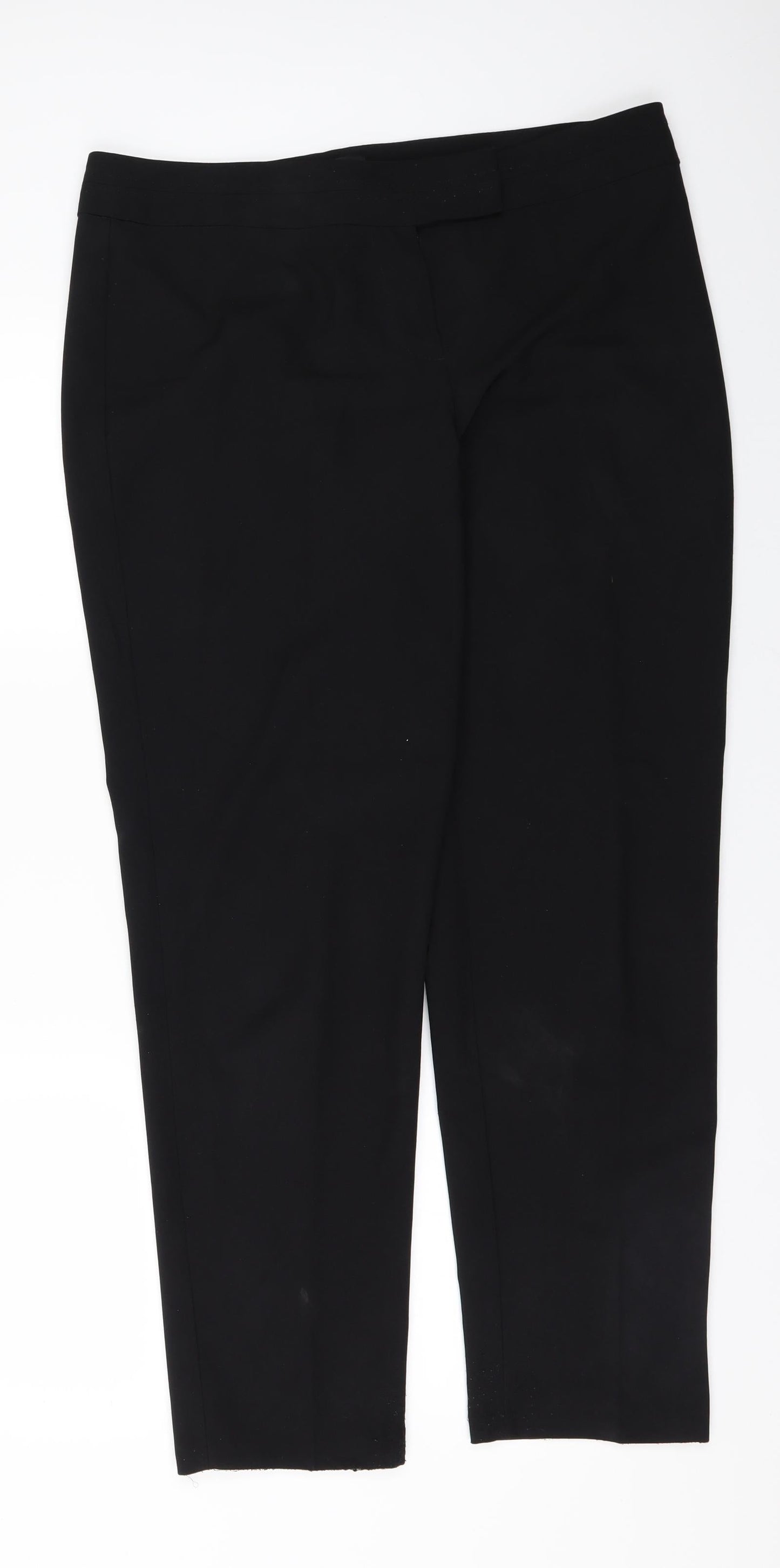 George Womens Black   Trousers  Size 14 L29 in