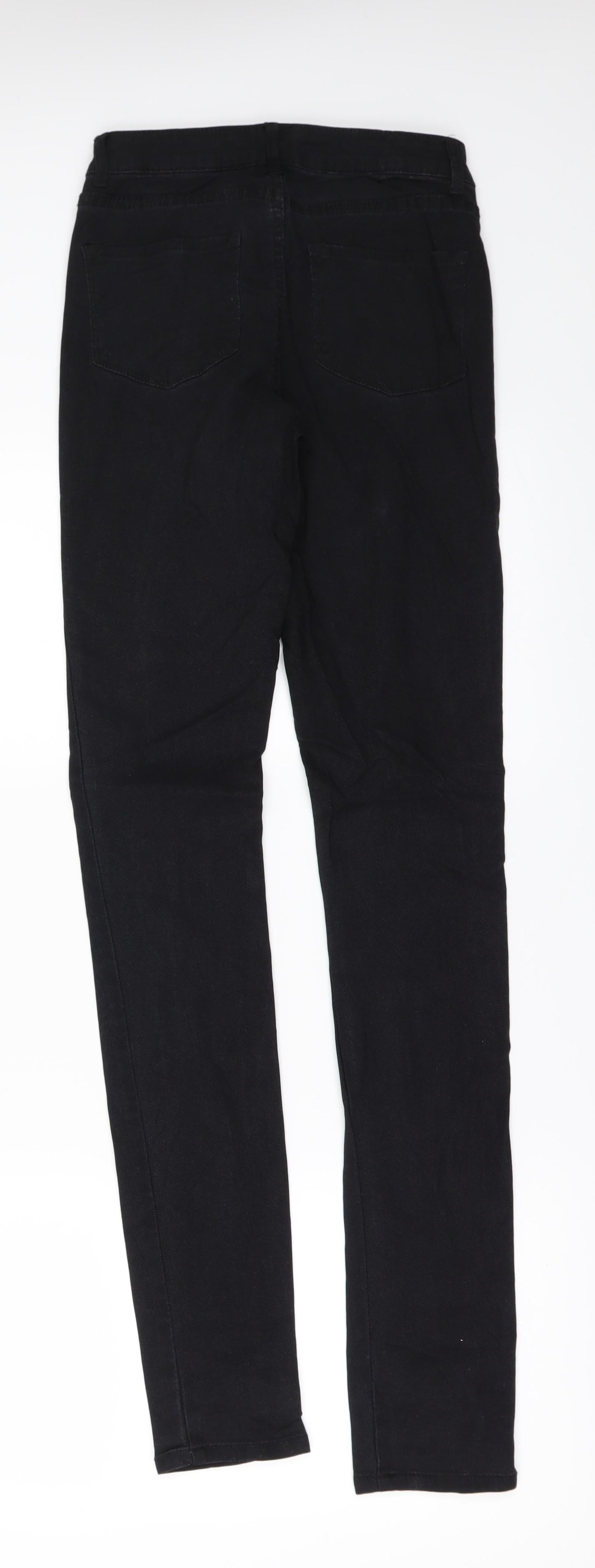 Womens UK Size 30 in Pieces Regular Fit Skinny Black Jeans