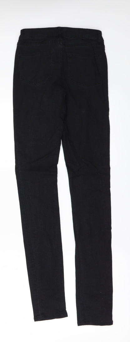 Womens UK Size 30 in Pieces Regular Fit Skinny Black Jeans