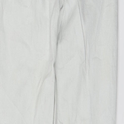 My Hailys Womens White  Denim Skinny Jeans Size XS L29 in