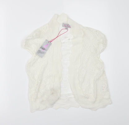 Be beau Womens Ivory   Cardigan Jumper Size 8