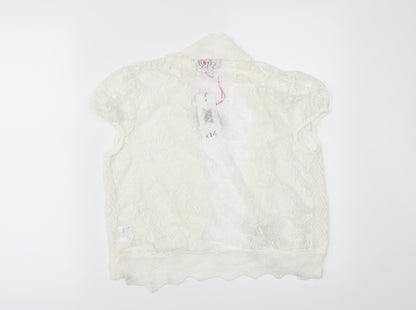 Be beau Womens Ivory   Cardigan Jumper Size 8