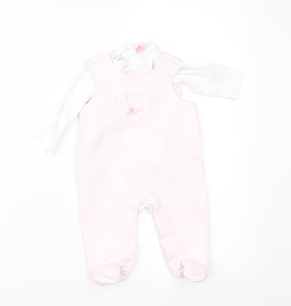 rock a bye Girls Pink   Romper One-Piece