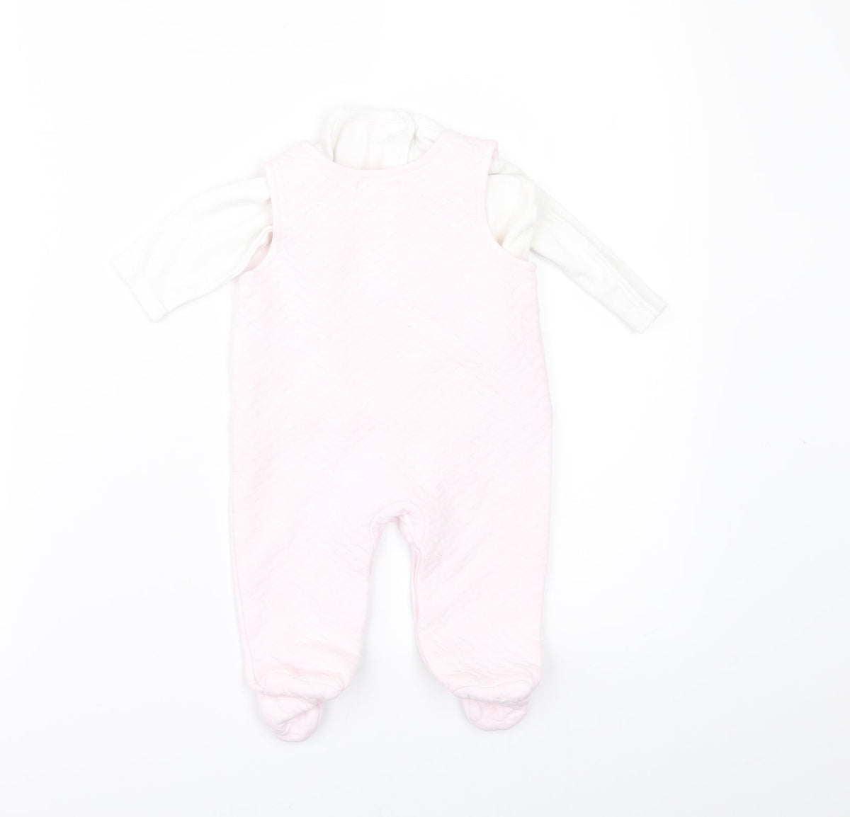 rock a bye Girls Pink   Romper One-Piece