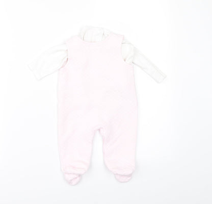 rock a bye Girls Pink   Romper One-Piece
