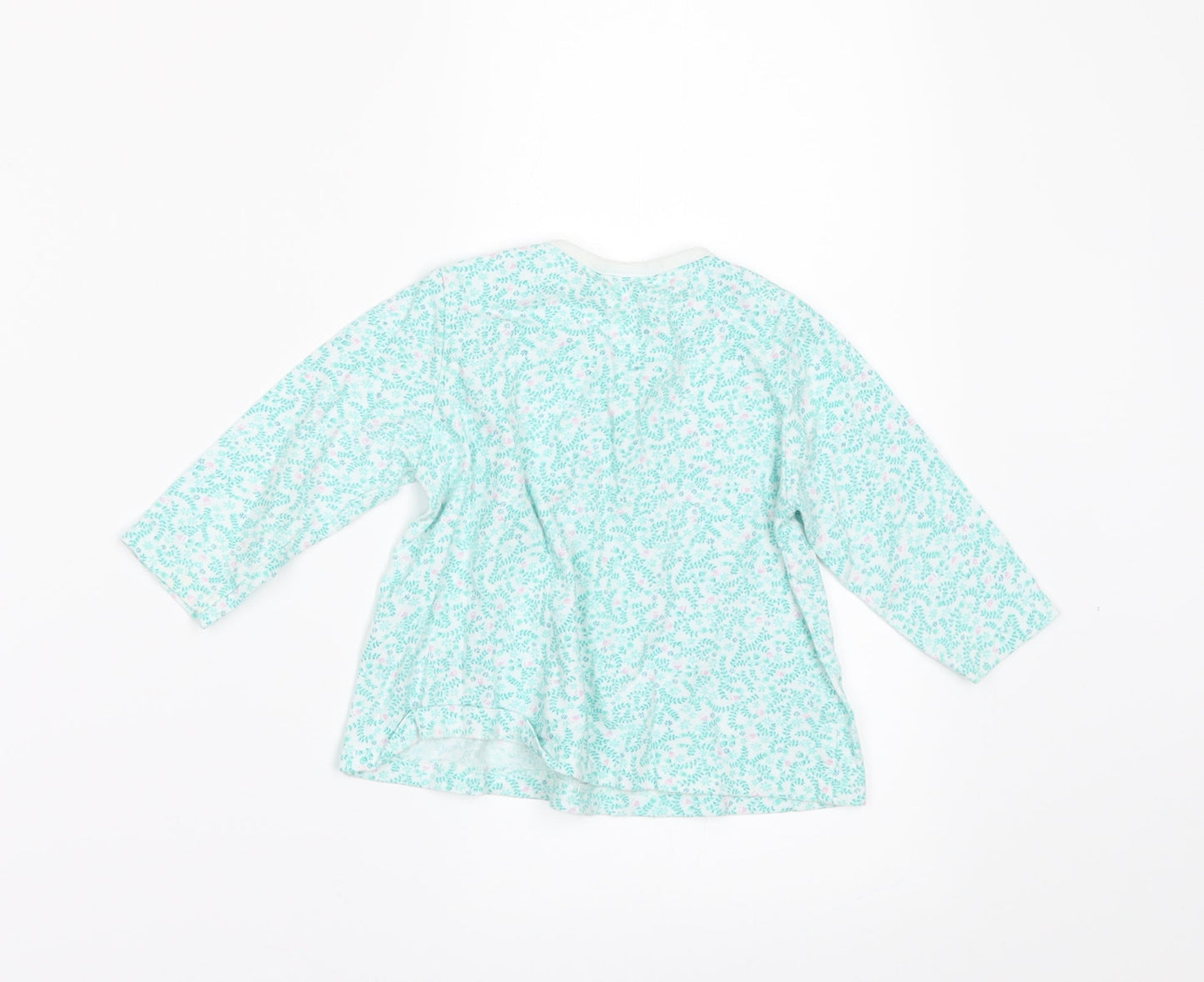 NEXT Girls Green Floral  A-Line  Size 3-6 Months