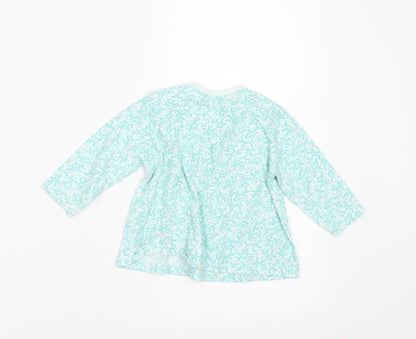 NEXT Girls Green Floral  A-Line  Size 3-6 Months