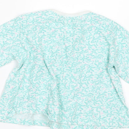 NEXT Girls Green Floral  A-Line  Size 3-6 Months