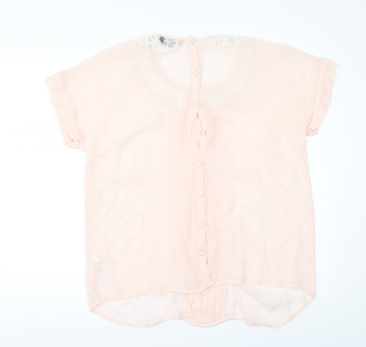Womens UK Size 12 Dorothy Perkins Orange Tunic Blouse