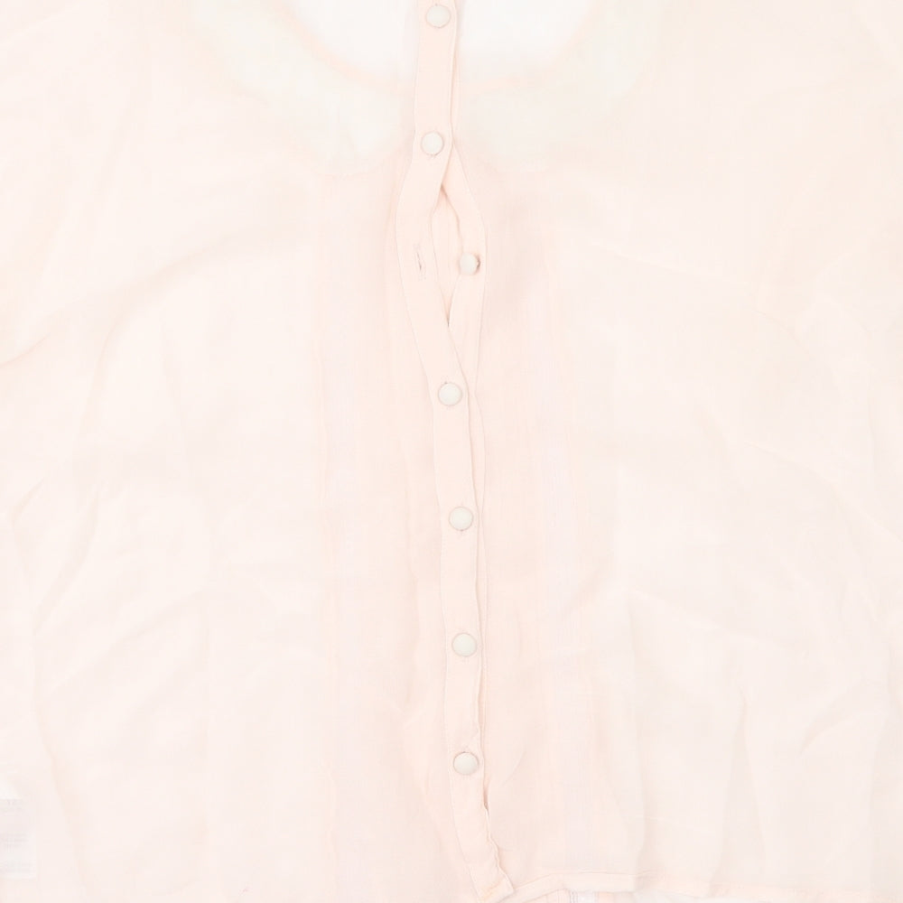 Womens UK Size 12 Dorothy Perkins Orange Tunic Blouse